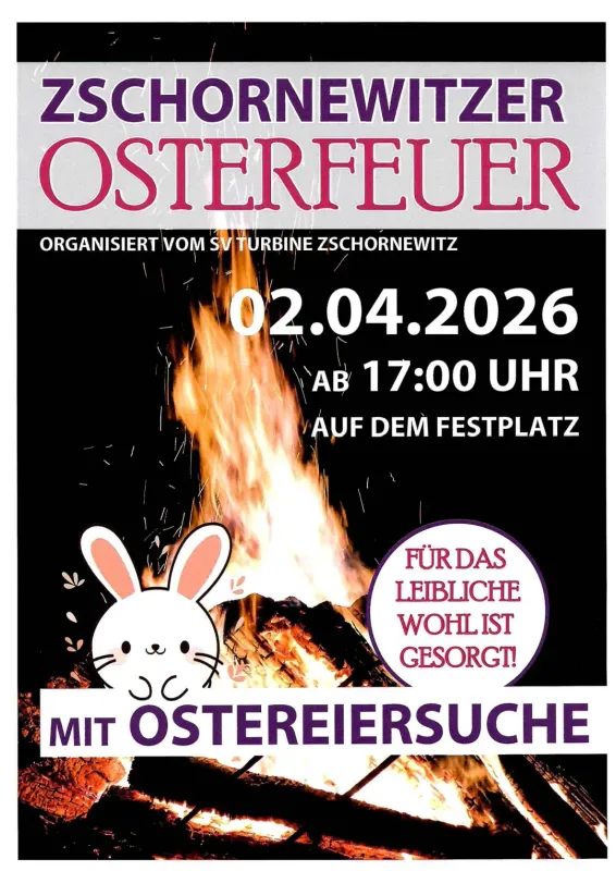✨️ Einladung zum Zschornewitzer Osterfeuer ✨️